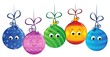 Stylized Christmas ornaments image 2