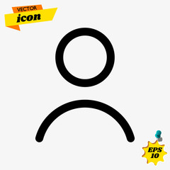 Poster - people line icon, outline and solid vector illustration, linear pictogram isolated on gray