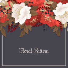 Red Flower Background - Red And White Flowers