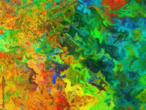 Abstract watercolor texture background. Oil painting style