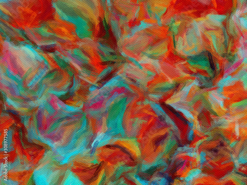Abstract watercolor texture background. Oil painting style