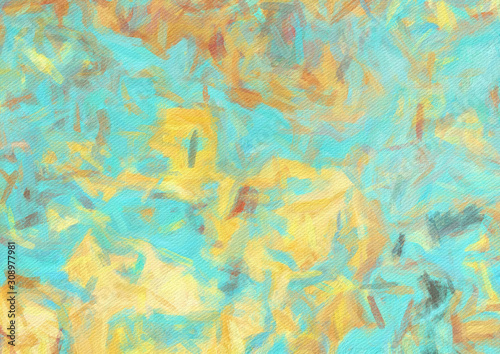 Abstract watercolor texture background. Oil painting style