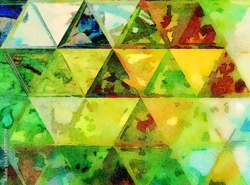 Abstract watercolor texture background. Oil painting style. Good for banner, ...