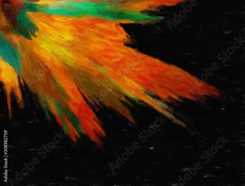 Abstract watercolor texture background. Oil painting style. Good for banner, ...