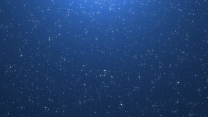 Sticker - Christmas background with small snowflakes star particles