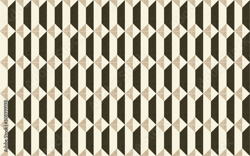 white-beige-brown-and-black-square-wall-tiles-with-abstract-geometry-trapezoid-pattern-background