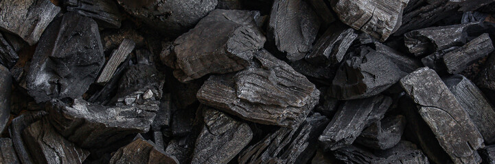 coal background. charcoal woody black.  lot of wood