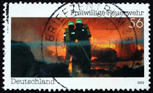 Postage Stamp Germany 2002 Volunteer Fire Brigades