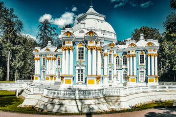 Pavilion Hermitage in Tsarskoe Selo. St. Petersburg, Russia