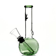 Glass Bong Pipe Accessories For Smoking On White Background