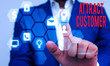 © Zofia - Text sign showing Attract Customer. Business photo text to bring more customers or clients to your store or website