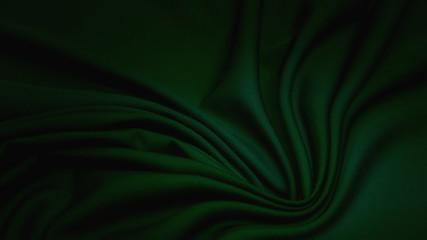 Wall Mural - Rayon fabric in green. Pattern, background.