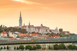 Panoramic vice about the buda side in Budapest