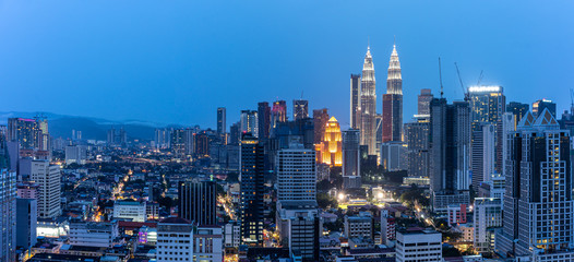  city skyline in kuala lumpur