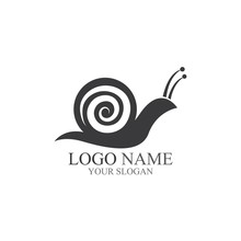Snail Logo Vector Illustration Template