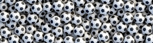 Soccer Balls Background