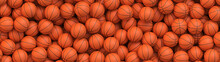 Basketball Balls Background
