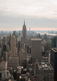 Fototapeta Krajobraz - Empire State Building dans Manhattan le soir