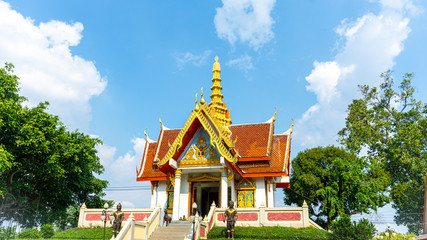 Wall Mural - Thai style pavilion located on a hill.