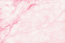 Pink Marble Texture Background With High Resolution For Interior Decoration. Tile Stone Floor In Natural Pattern.