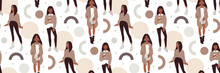 Seamless Paper People Background Free Stock Photo - Public Domain Pictures