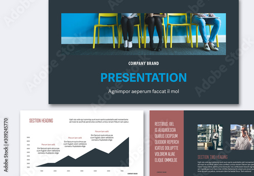 Pitch Deck Presentation Layout Kaufen Sie Diese Vorlage Und Finden Sie Ahnliche Vorlagen Auf Adobe Stock Adobe Stock