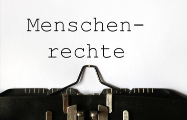 Wall Mural - Menschenrechte