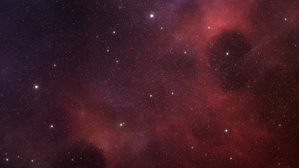 Wall Mural - space background with extrasolar nebula and stars