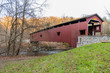Colemanville Covered Bridge Spanning Pequea Creek in Lancaster County, Pennsylvania