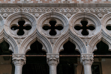 Wall Mural - Architectural Buildings details and statues  in Venice, Italy