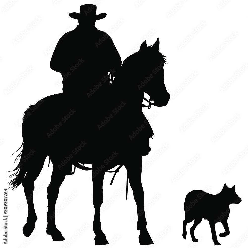 Cowboy silhouette svg cricut vector – svgcosmos, image size:1000x1000