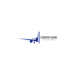 Poster - aviation icon and symbol vector template