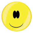 © Al - Stupid Smiley Face Button Isolated