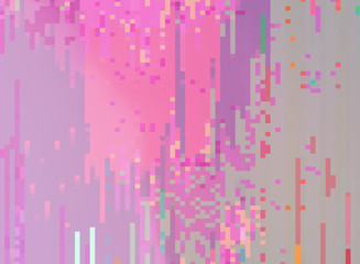 Wall Mural - pixels retro concept texture