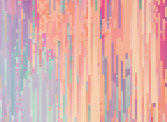 Wall Mural - pixels retro concept texture