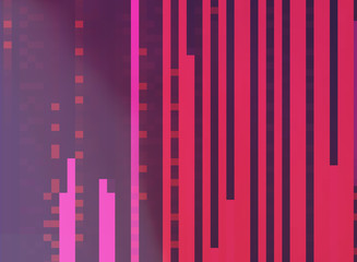 Wall Mural - pixels retro concept texture