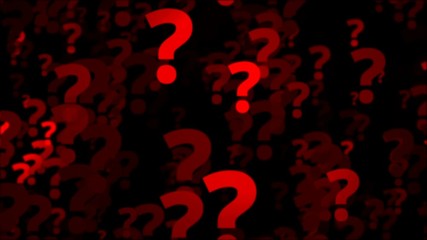 Wall Mural - question marks problems concept query