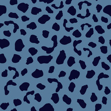 Seamless Pattern With Leopard Skin. Abstract Animal Fur Wallpaper.