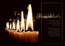 Happy Hanukkach Day Card Template