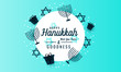 Hanukkah greeting card or background. vector illustration.