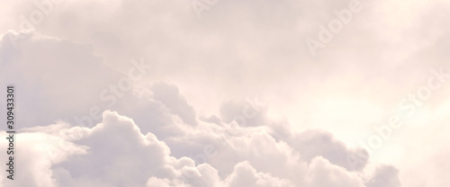 Cuadros en Lienzo heavenly dreamy fluffy colorful fantasy clouds