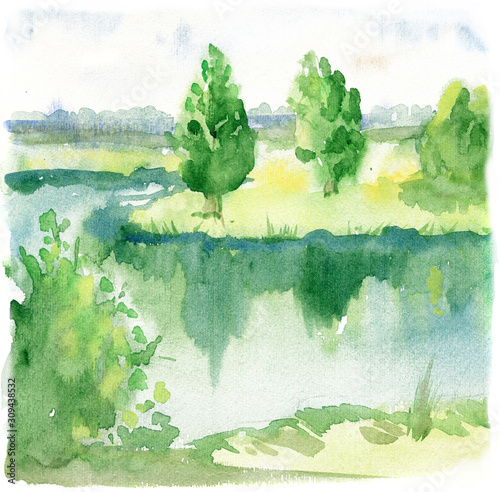 wei/ß Artway 2303261 Aquarell-Skizzenbuch A6 Landscape