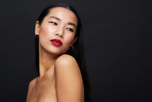 Asian Woman Makeup Beauty Portrait