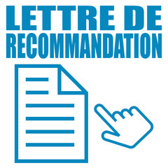 Sticker - Logo lettre de recommandation.