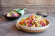 © Nadine Greeff/Stocksy - Sesame seed egg carrot apple coleslaw salad