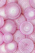 Sliced Red Onion Rings