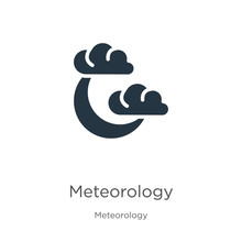 Meteorology Icon Vector. Trendy Flat Meteorology Icon From Meteorology Collection Isolated On White Background. Vector Illustration Can Be Used For Web And Mobile Graphic Design, Logo, Eps10