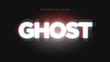 © Vectory - Ghost 3D Text Style Effect mockup