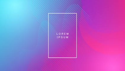 Poster - colorful landing page abstract geometric shape and dynamic background on gradient colour.