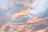 Fototapeta Zachód słońca - sky with clouds